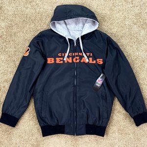 Cincinnati Bengals AFC Reversible Hooded Jacket S M L
